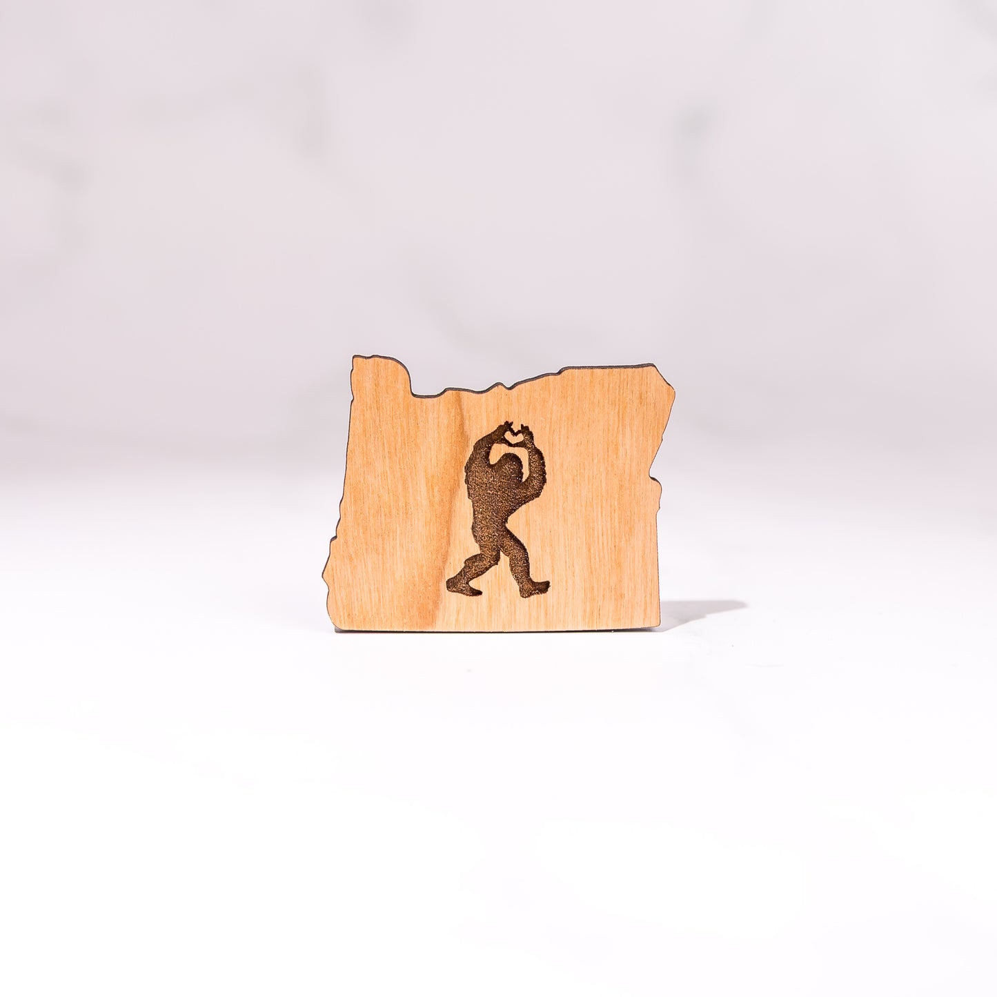 Decorative Magnets - Oregon Sasquatch Bigfoot Heart