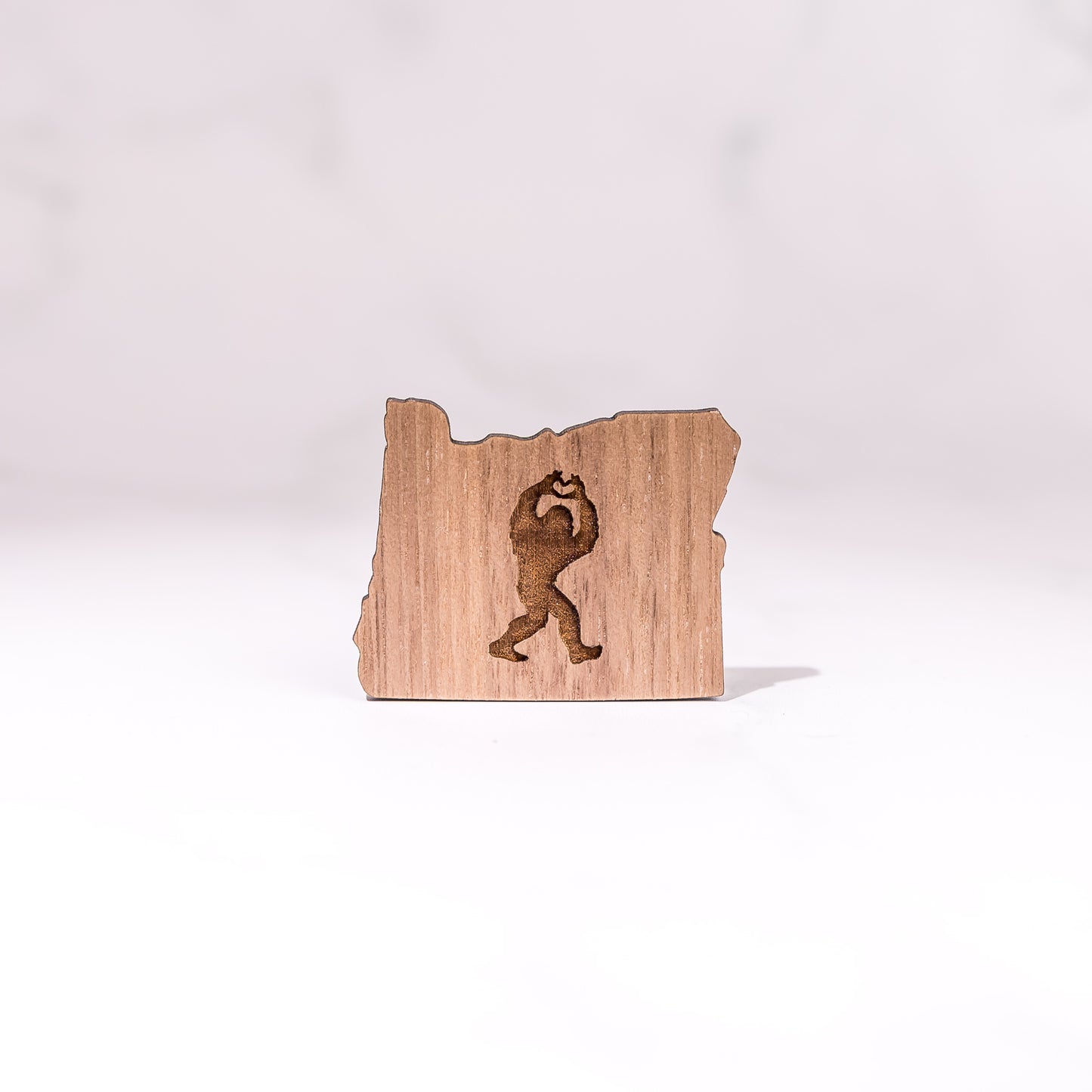 Decorative Magnets - Oregon Sasquatch Bigfoot Heart