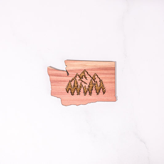Decorative Magnets - Washington Mountains & Trees
