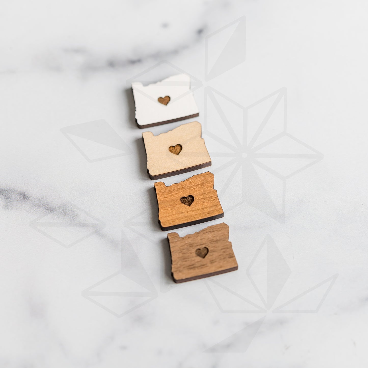 Decorative Magnets - Oregon Love