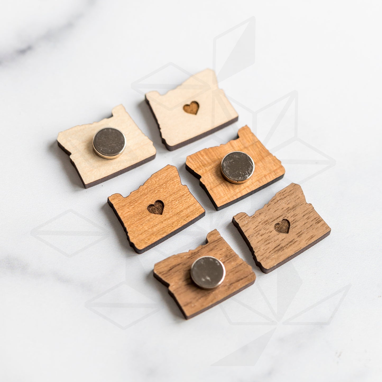 Decorative Magnets - Oregon Love