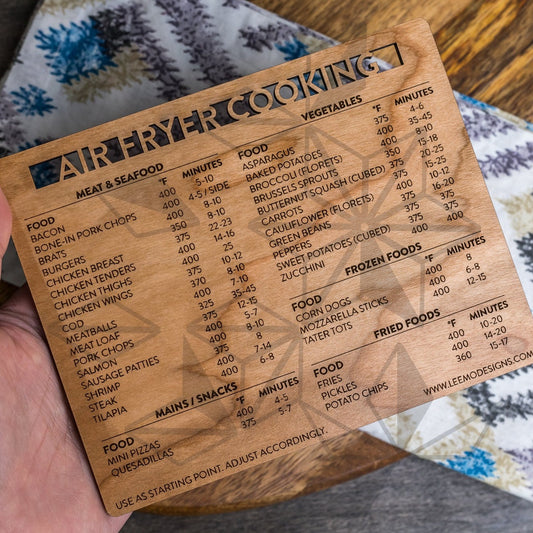 Air Fryer Cooking Magnet