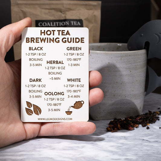 Mini Tea Brewing Temperatures Magnet