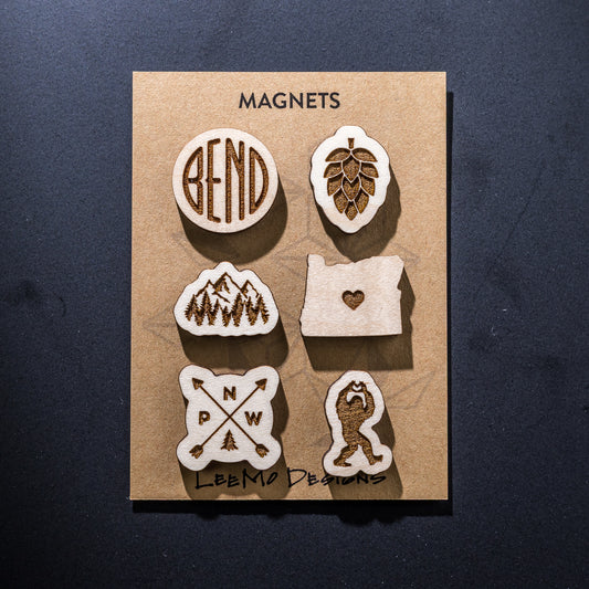 Decorative Magnets - Bend, Oregon Set