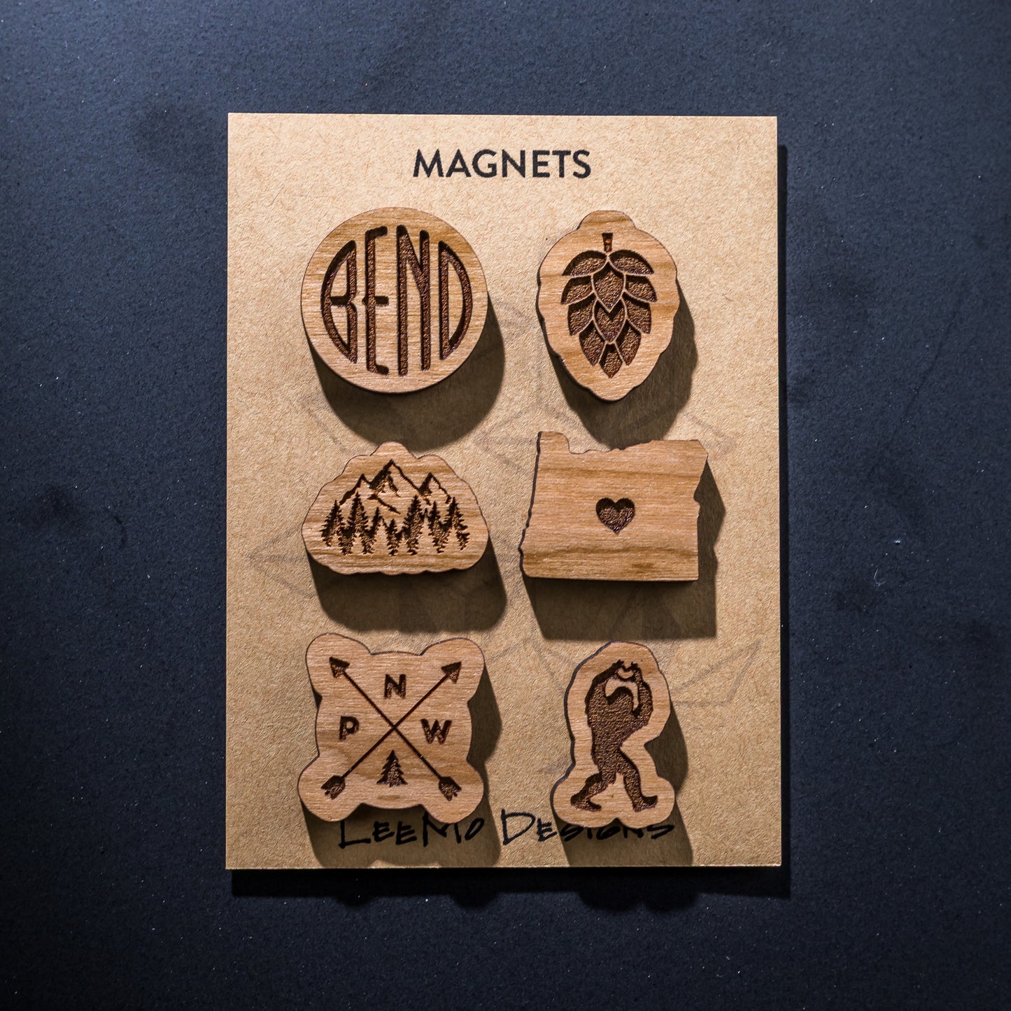 Decorative Magnets - Bend, Oregon Set