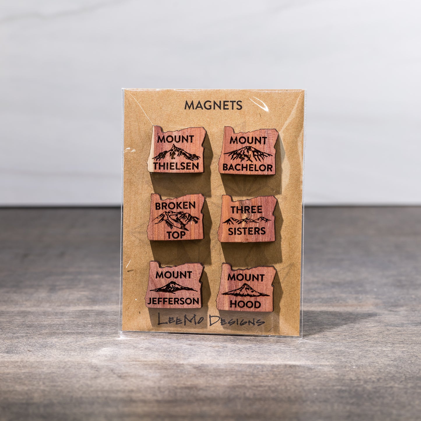 Decorative Magnets - Oregon Cascade Mountains Set