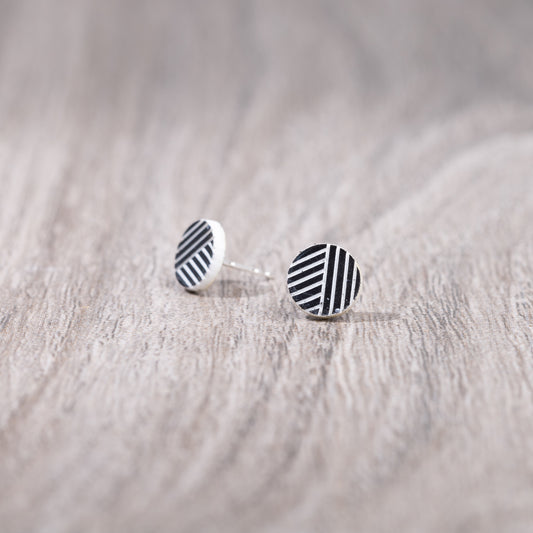 Stud Earrings - Shima Circle