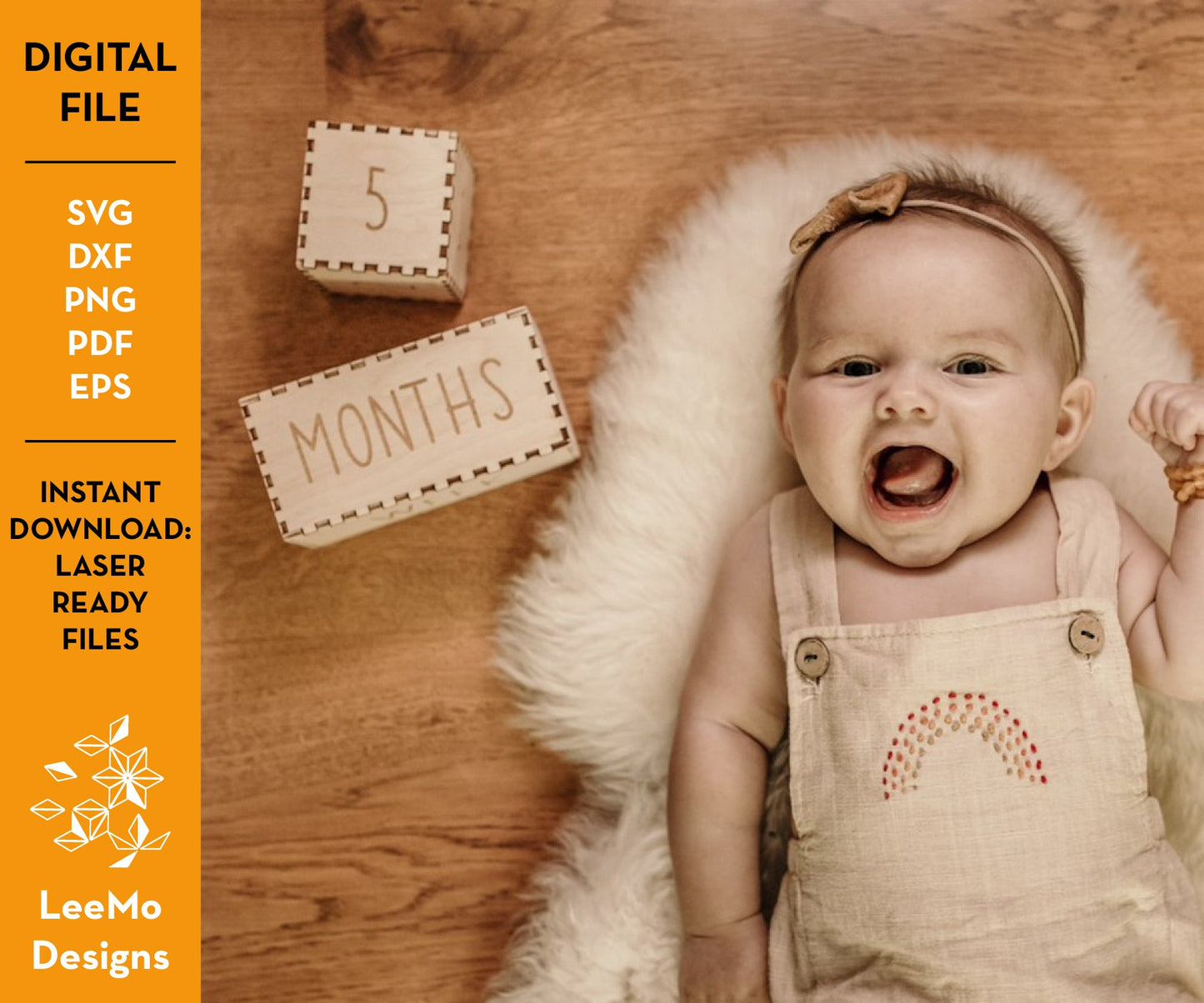 Digital Download: Milestone Blocks - LeeMo Designs