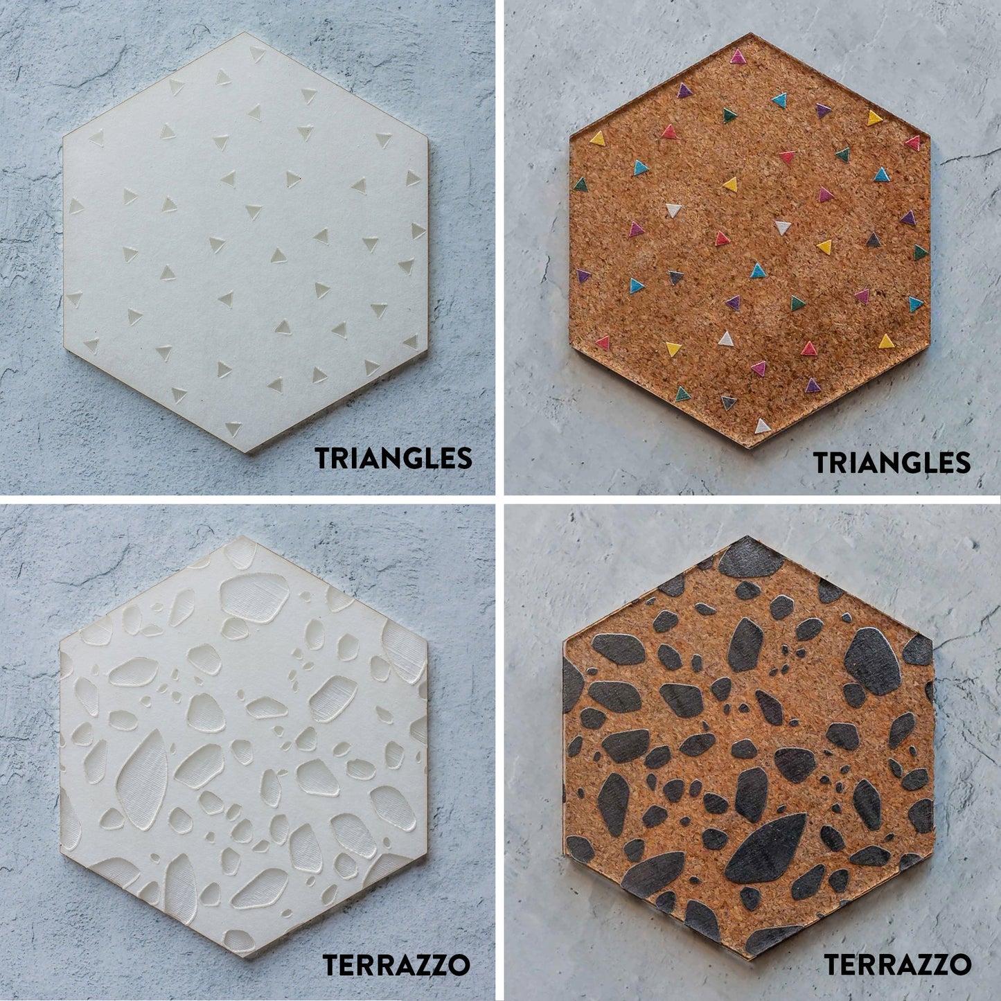 DIY Coasters - Patterns Paint Kit - by LeeMo Designs in Bend, Oregon