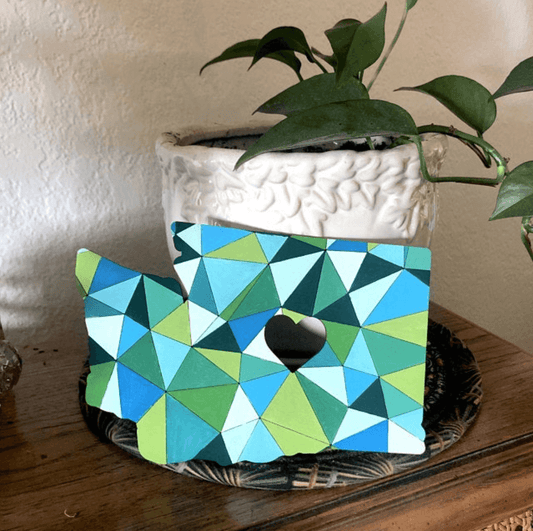 DIY Wall Art Wood State Paint Kit - Washington State - by LeeMo Designs in Bend, Oregon