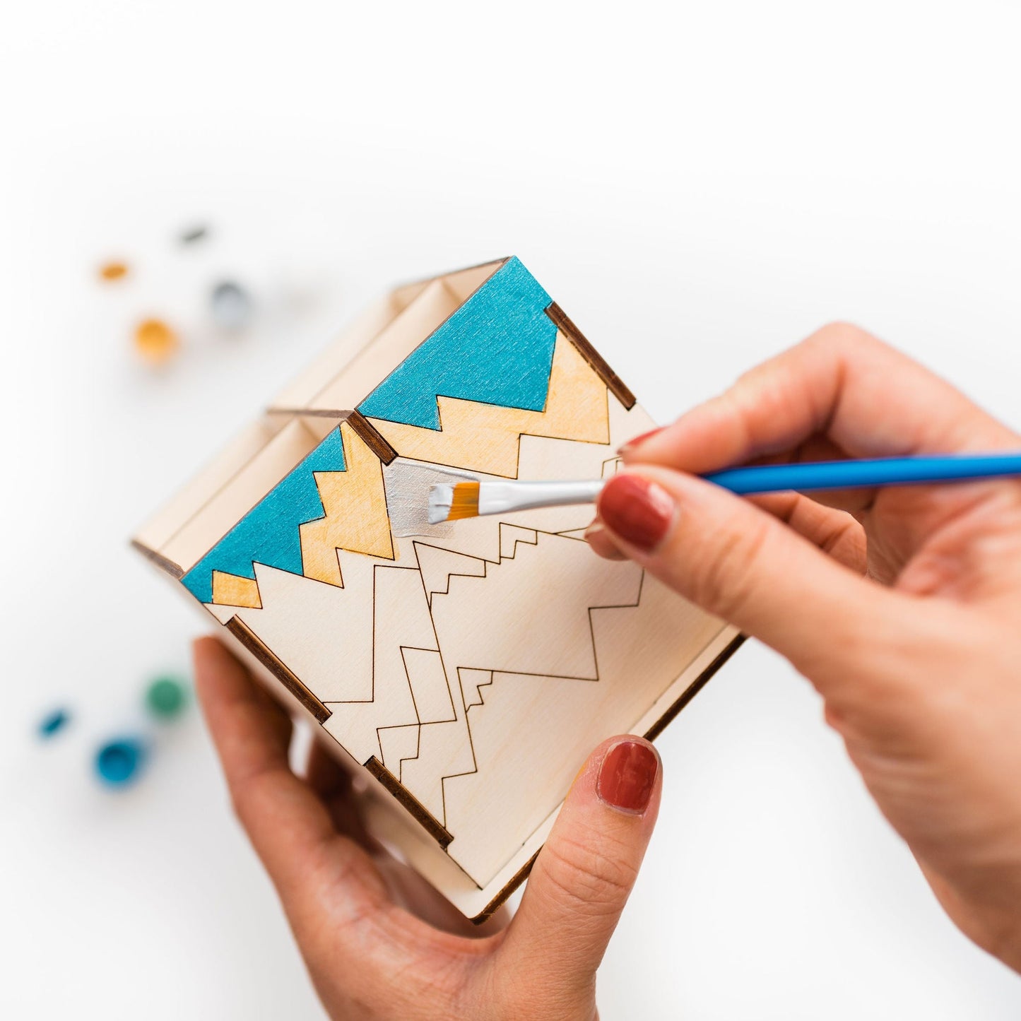 DIY Kits - Wooden Pen Stand - LeeMo Designs