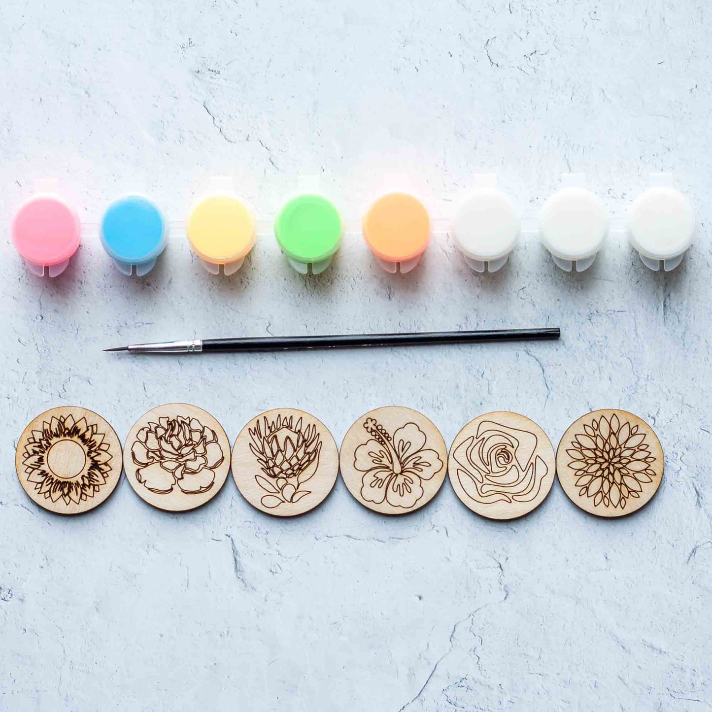 DIY Magnets - Make your own magnets flower kit - by LeeMo Designs in Bend, Oregon