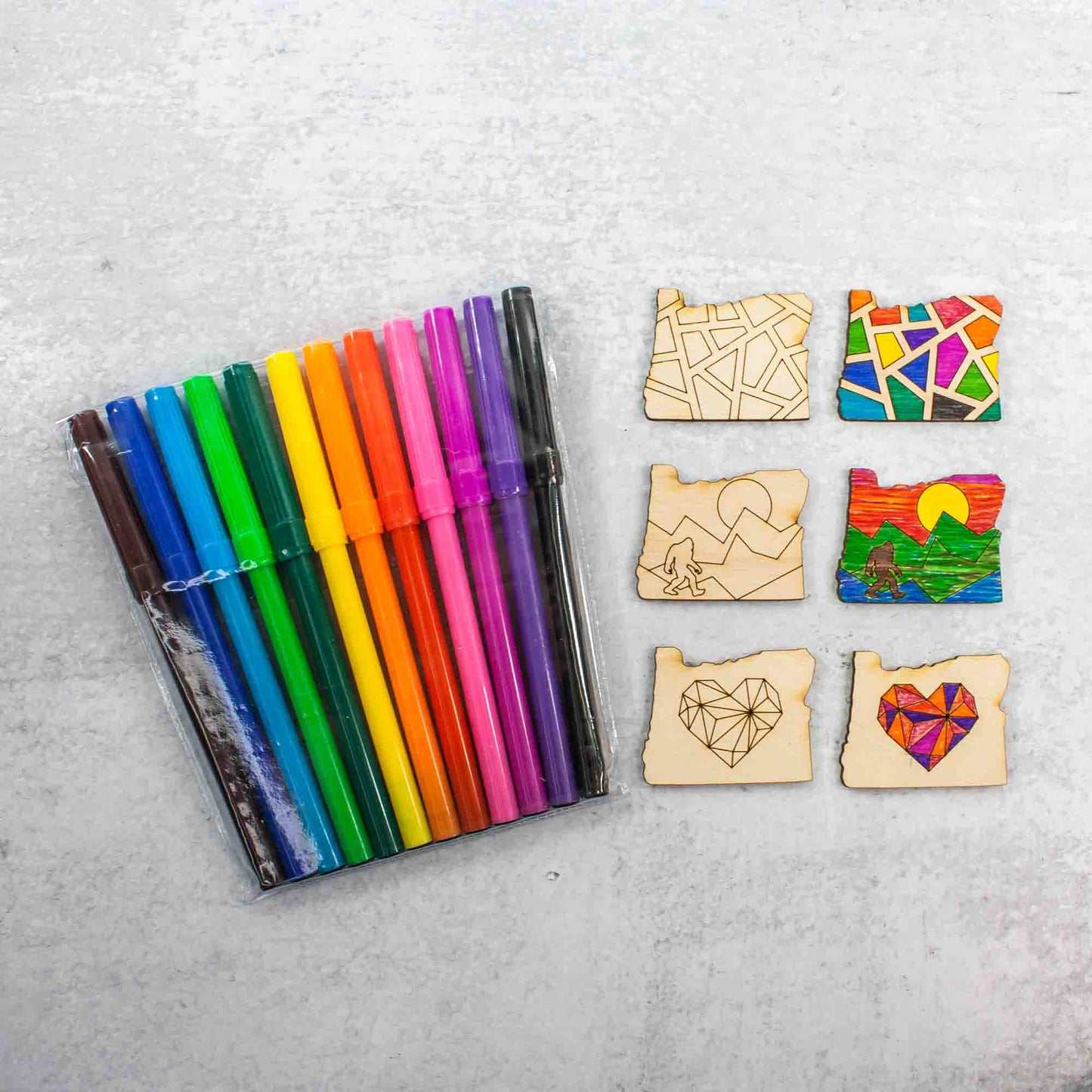 DIY Magnets - Make your own magnets oregon kit - by LeeMo Designs in Bend, Oregon