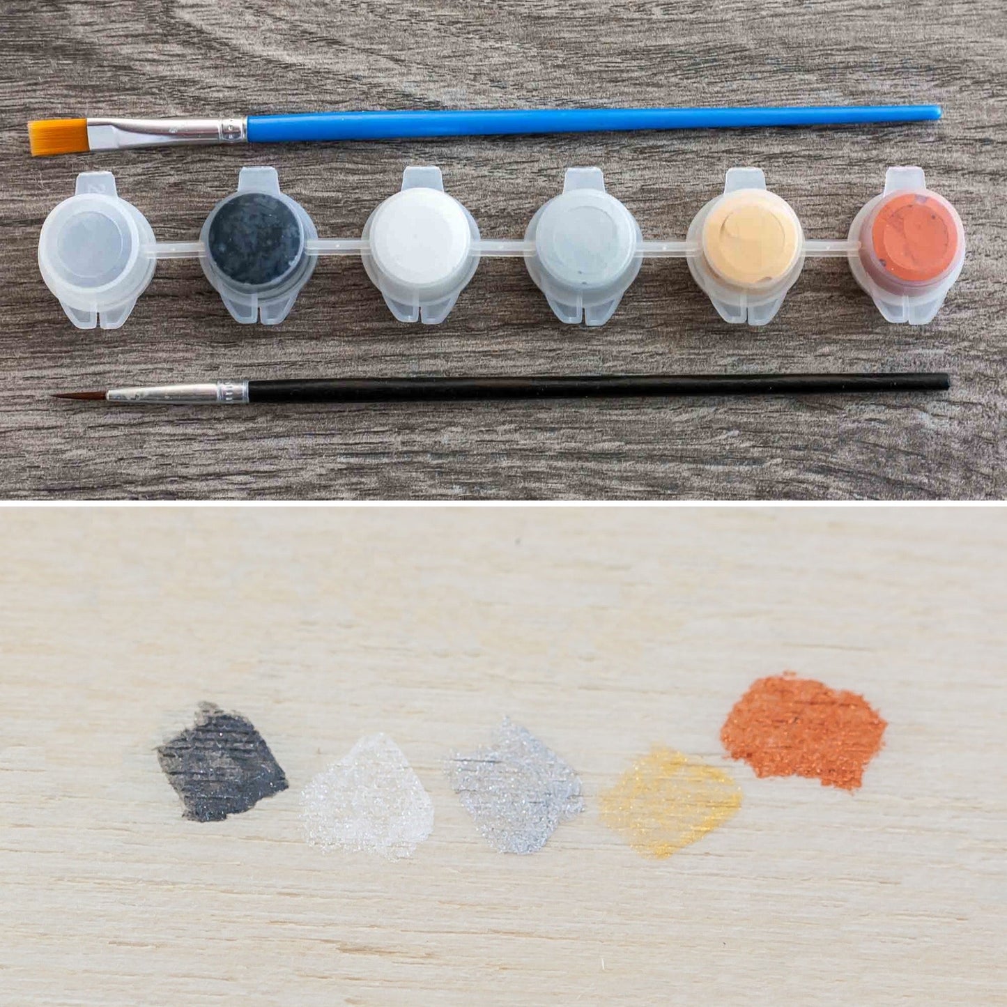 DIY Wood Kit Pen Stand - laser cut wood with metallic paint - by LeeMo Designs in Bend, Oregon