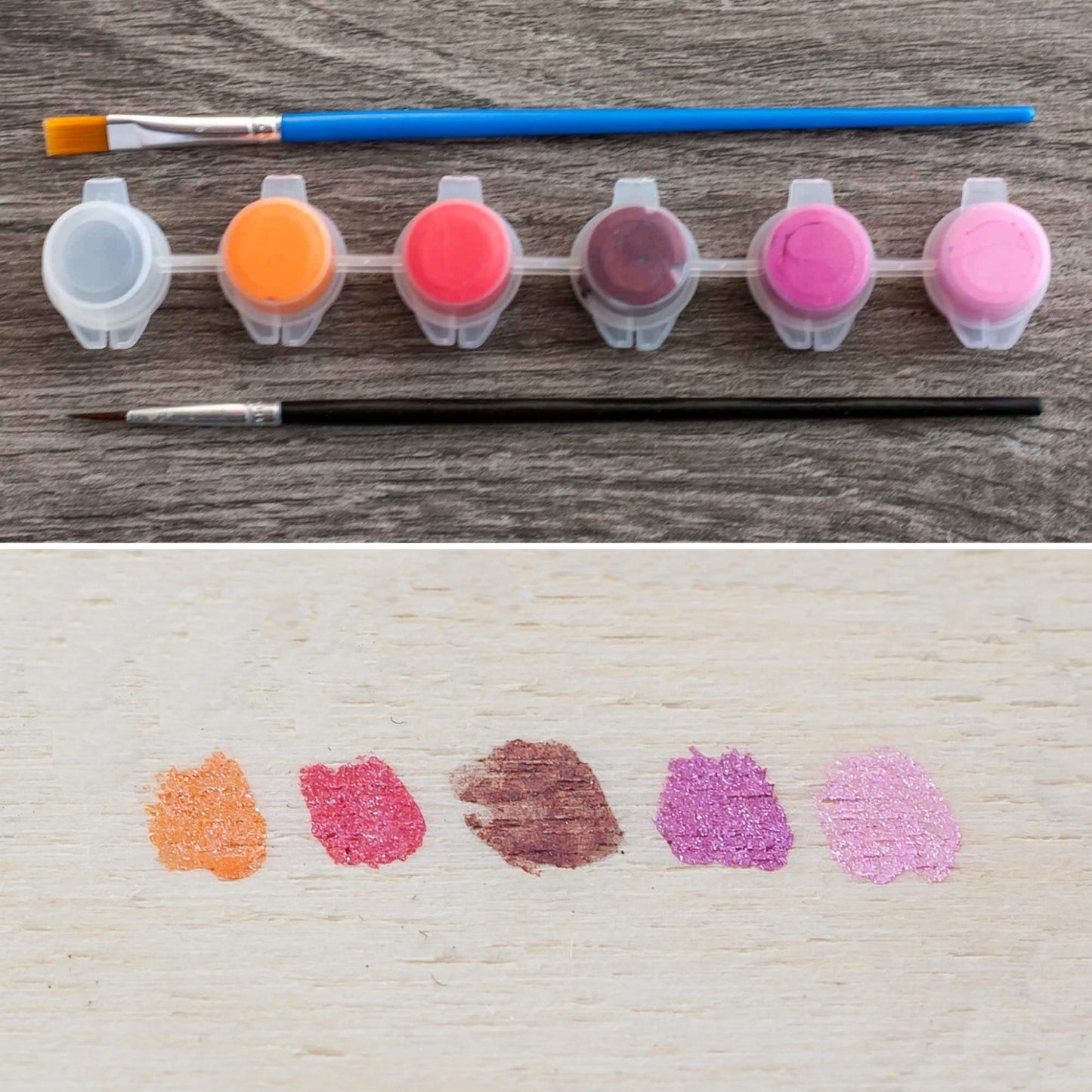 DIY Wood Kit Pen Stand - laser cut wood with metallic paint - by LeeMo Designs in Bend, Oregon