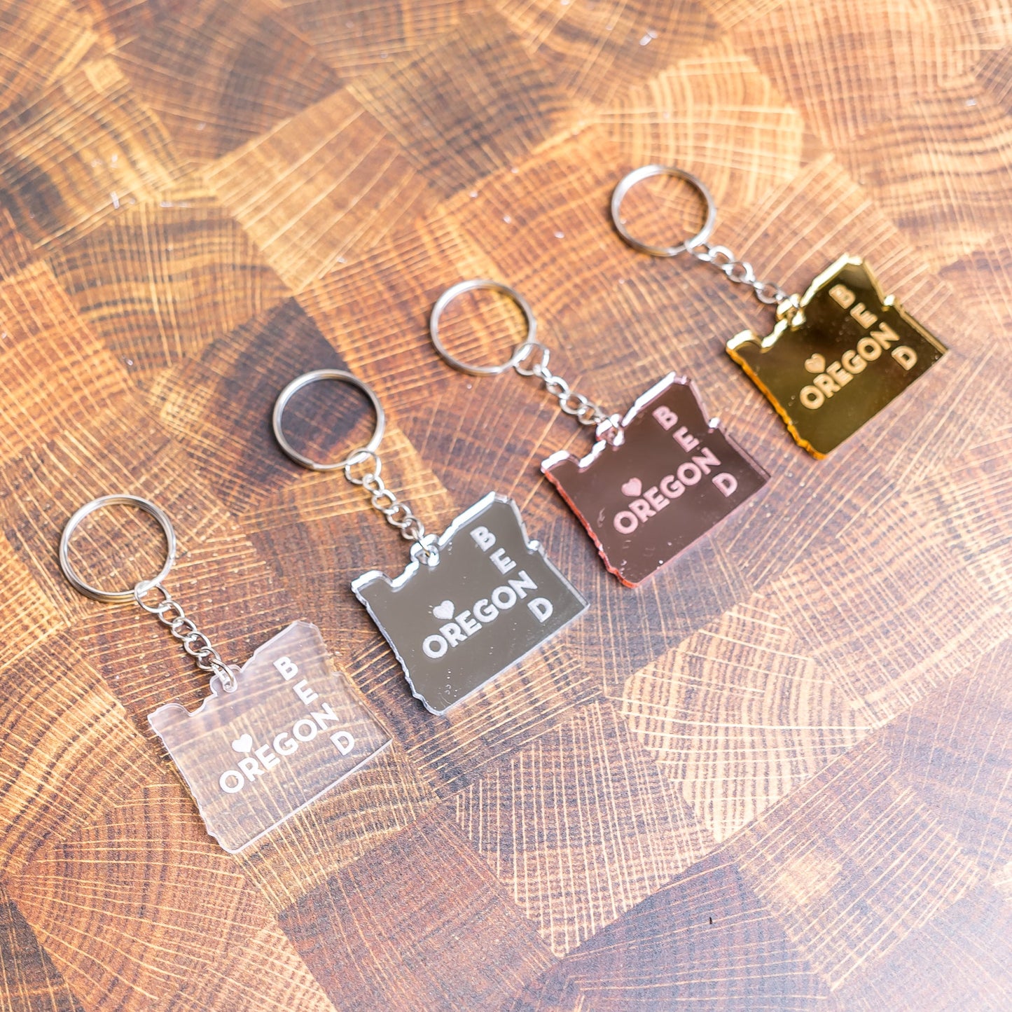 Keychains - Bend, Oregon Love - LeeMo Designs