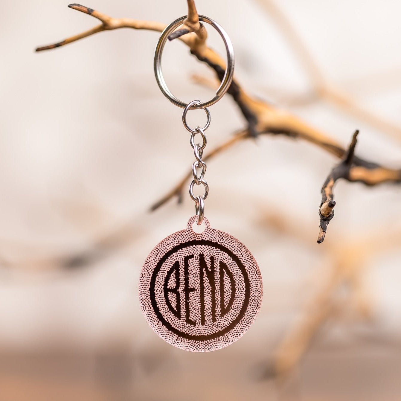 Keychains - Seigaiha Bend Logo - LeeMo Designs