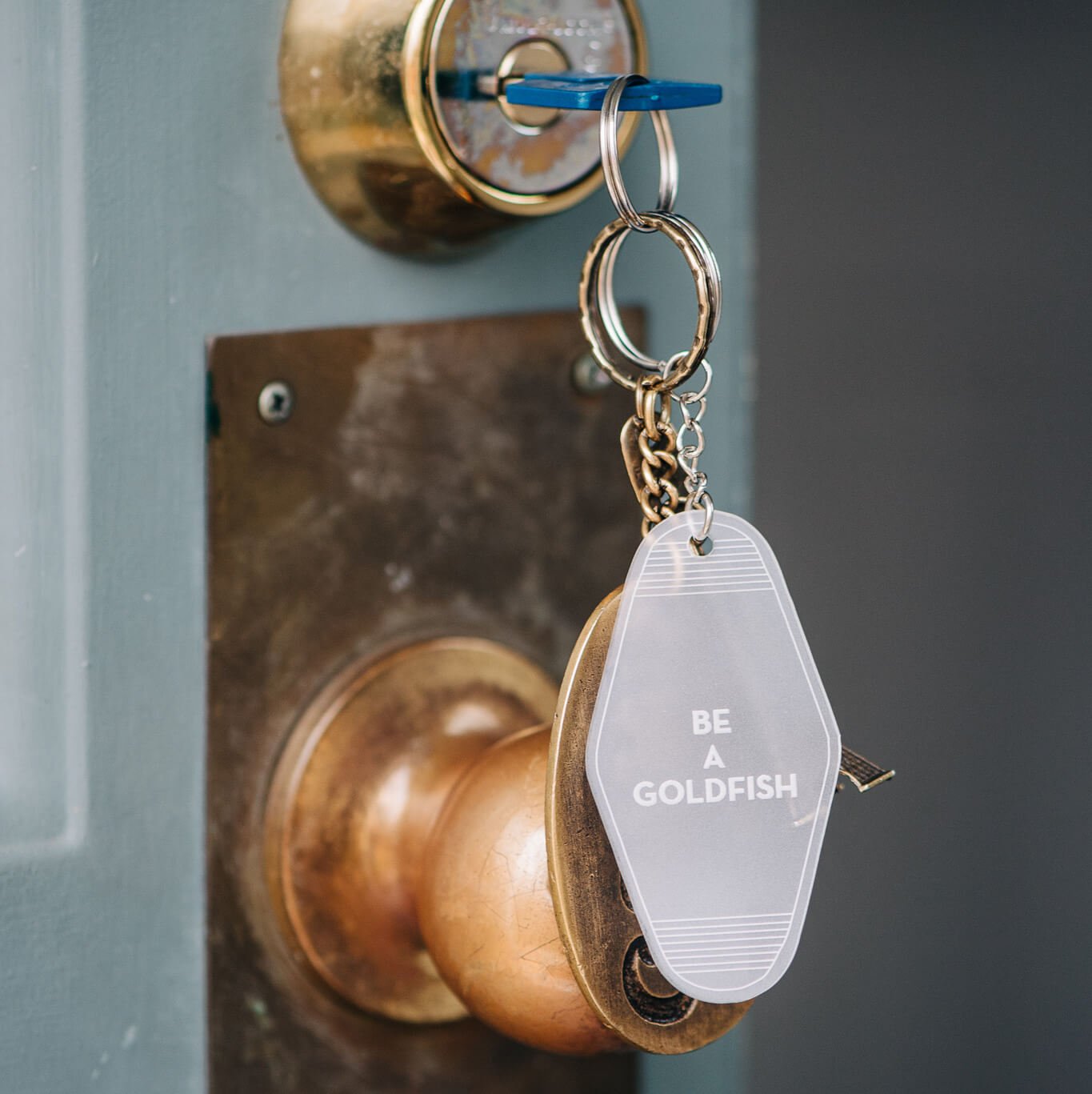 Keychains - Ted Lasso Be A Goldfish - LeeMo Designs