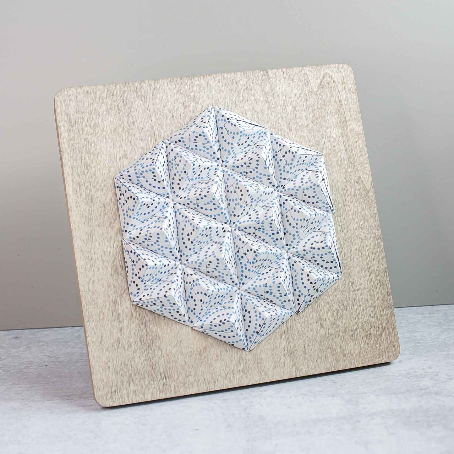 Origami Art Misty Dots - by LeeMo Designs in Bend, Oregon
