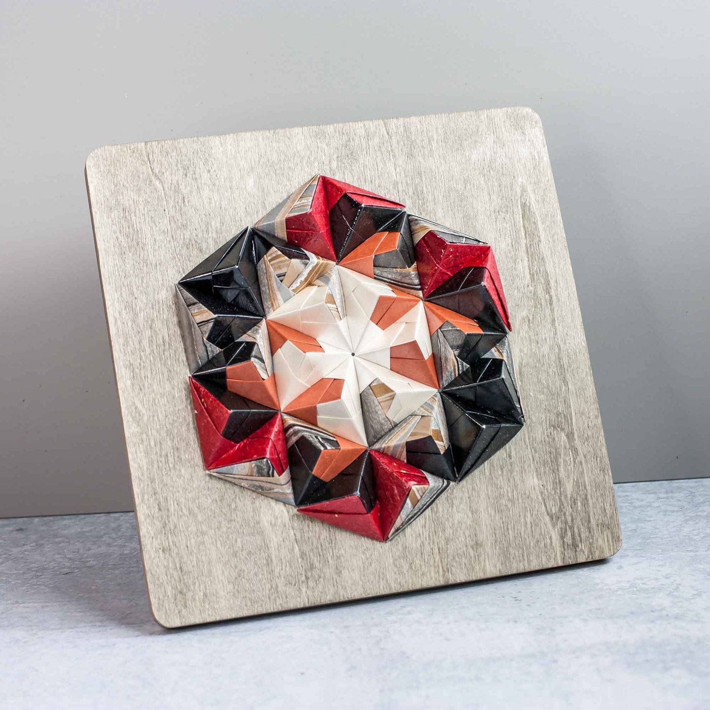 Origami Art Moody Rouge - by LeeMo Designs in Bend, Oregon