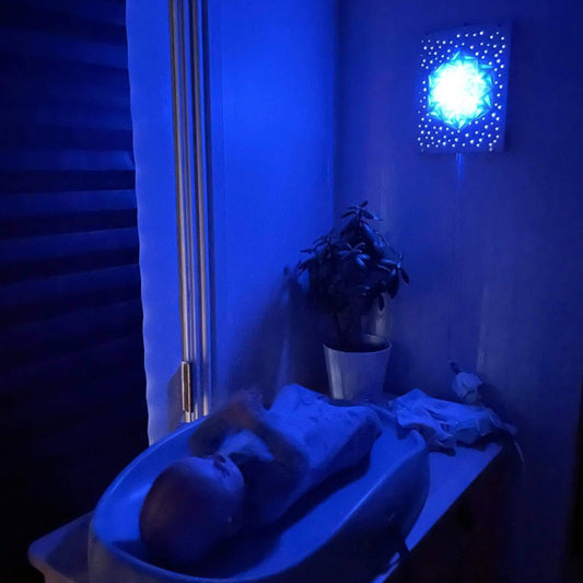 Origami & Wood LED Light Paper Wall Art by LeeMo Designs in Bend, Oregon