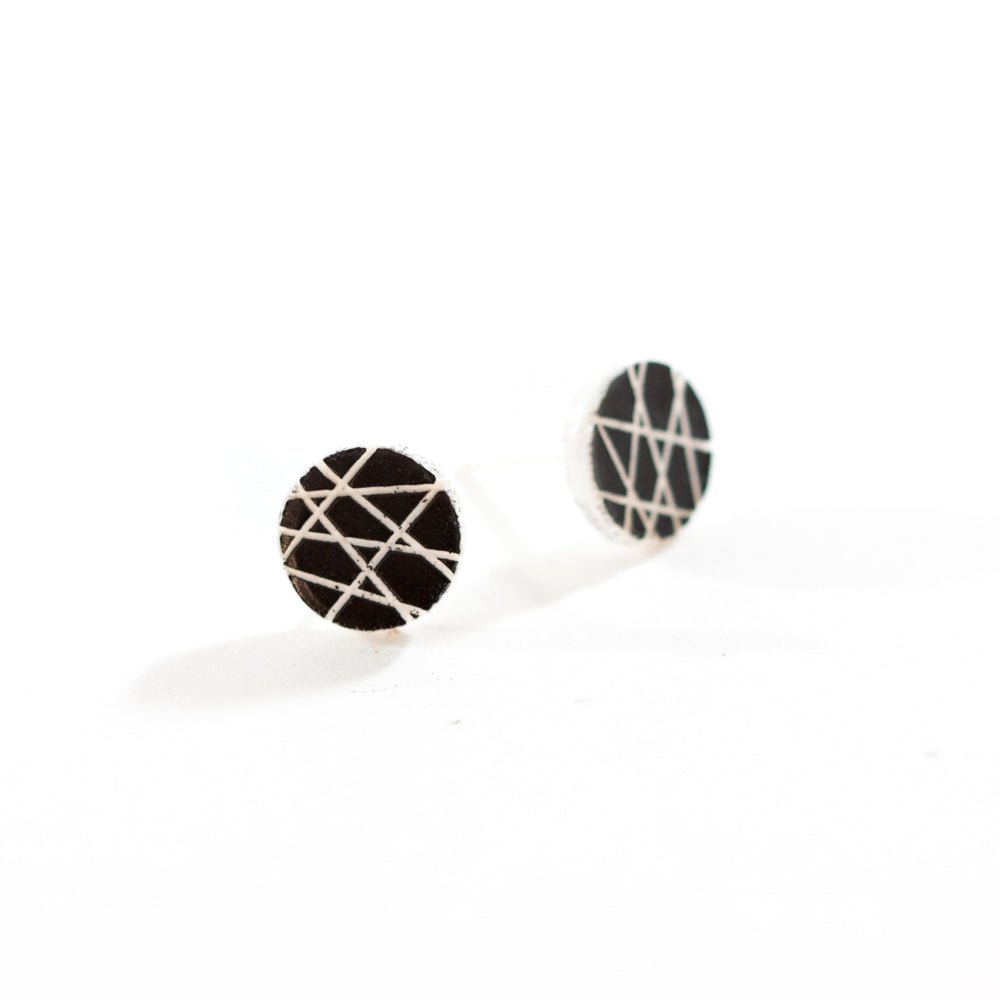 Sen Circle Stud Earrings - LeeMo Designs