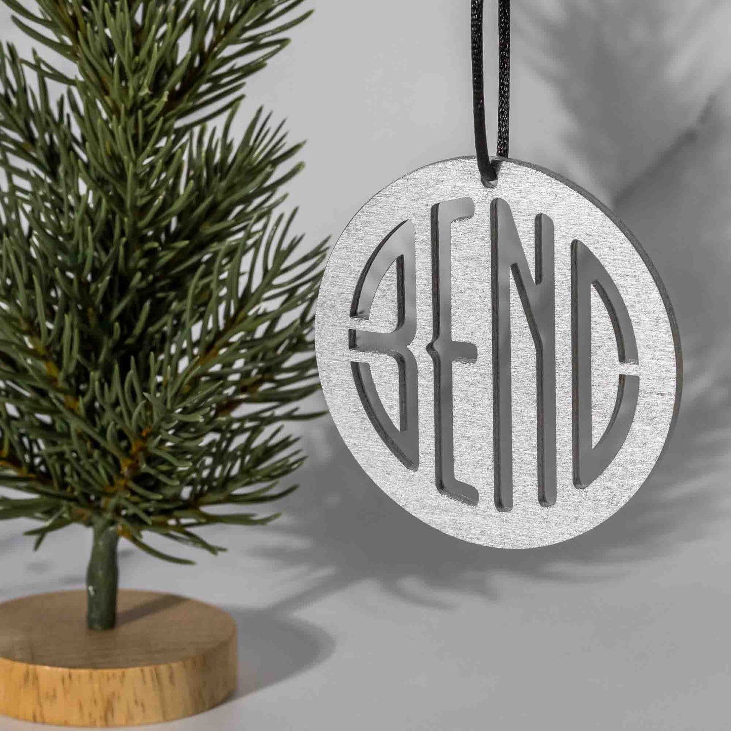 State Christmas Ornaments: Bend, Oregon (Cut Out) - LeeMo Designs
