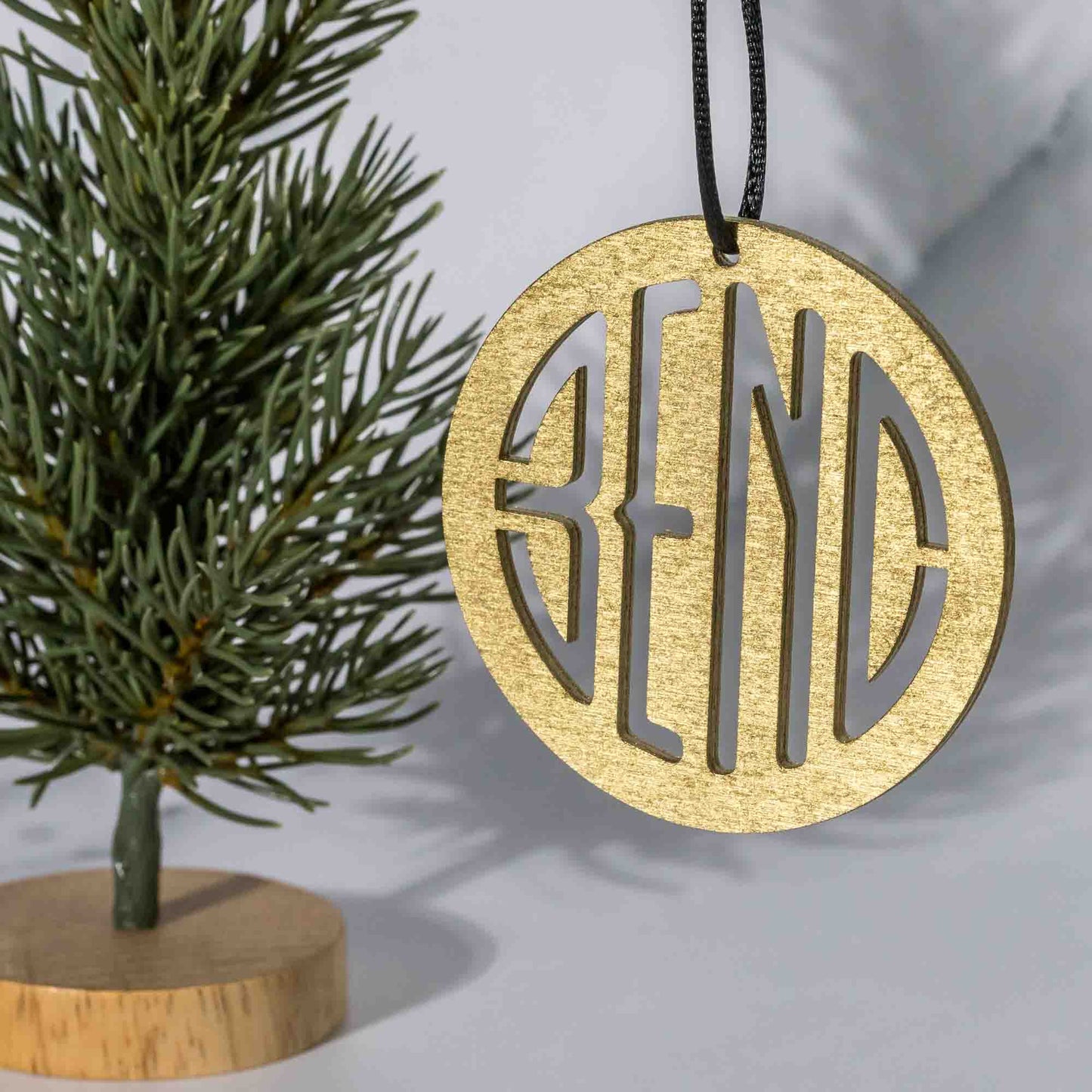 State Christmas Ornaments: Bend, Oregon (Cut Out) - LeeMo Designs