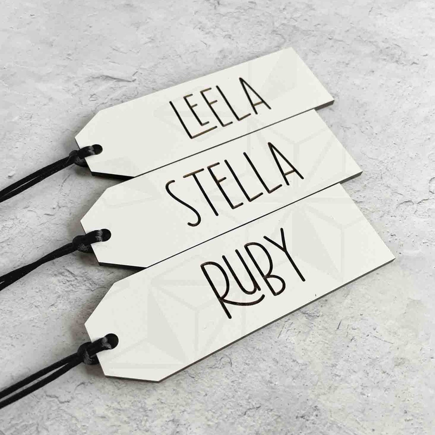 Stocking Tags - Handwriting - LeeMo Designs