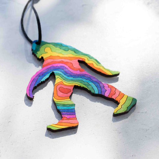 Wooden Ornament Paint Kits: Sasquatch Oregon (DIY Kit) - LeeMo Designs