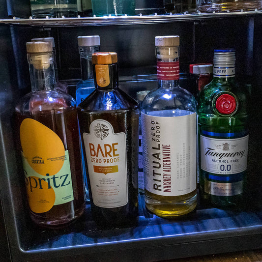 Spring Cleaning: My N/A Liquor Cabinet - LeeMo Designs