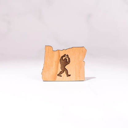 Decorative Magnets - Oregon Sasquatch Bigfoot Heart