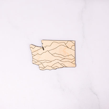 Decorative Magnets - Washington Mountains