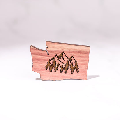 Decorative Magnets - Washington Mountains & Trees