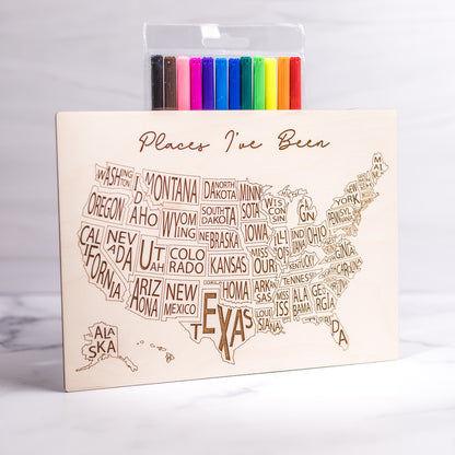 DIY Paint Kit - US Map