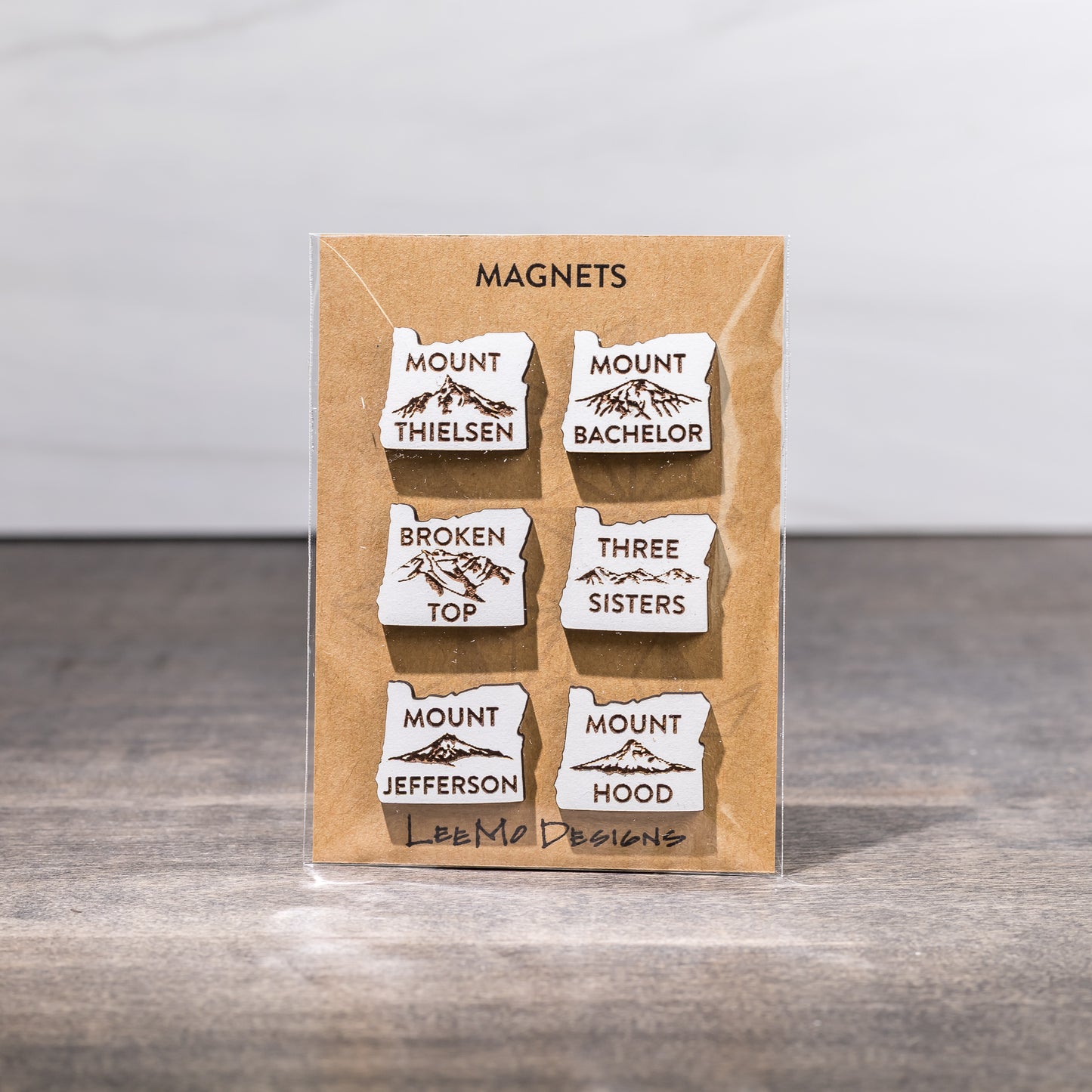 Decorative Magnets - Oregon Cascade Mountains Set