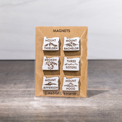 Decorative Magnets - Oregon Cascade Mountains Set