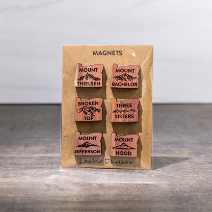 Decorative Magnets - Oregon Cascade Mountains Set