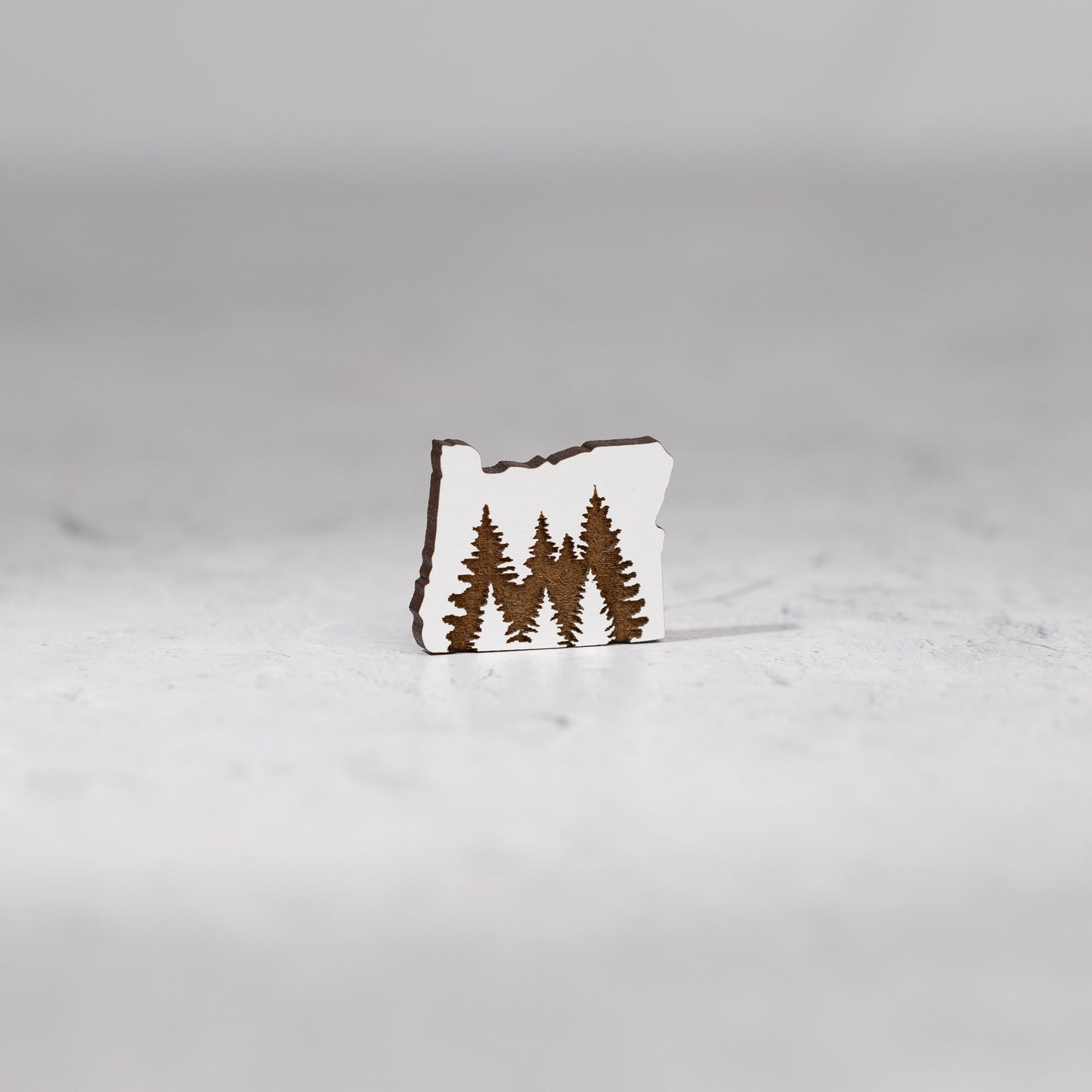 Wooden Pin - Trees in Oregon