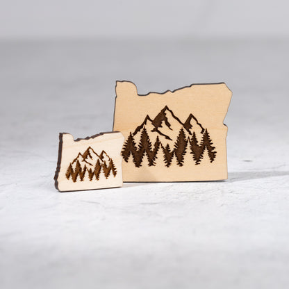 Decorative Magnets - Oregon Mountains & Trees