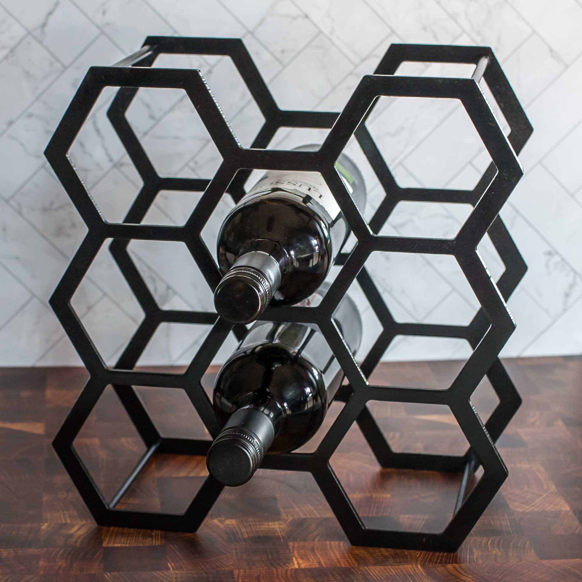 Octagon discount wine rack