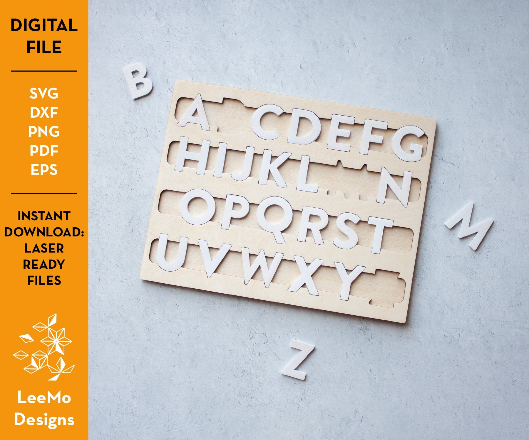 Digital Download: Alphabet Board - LeeMo Designs