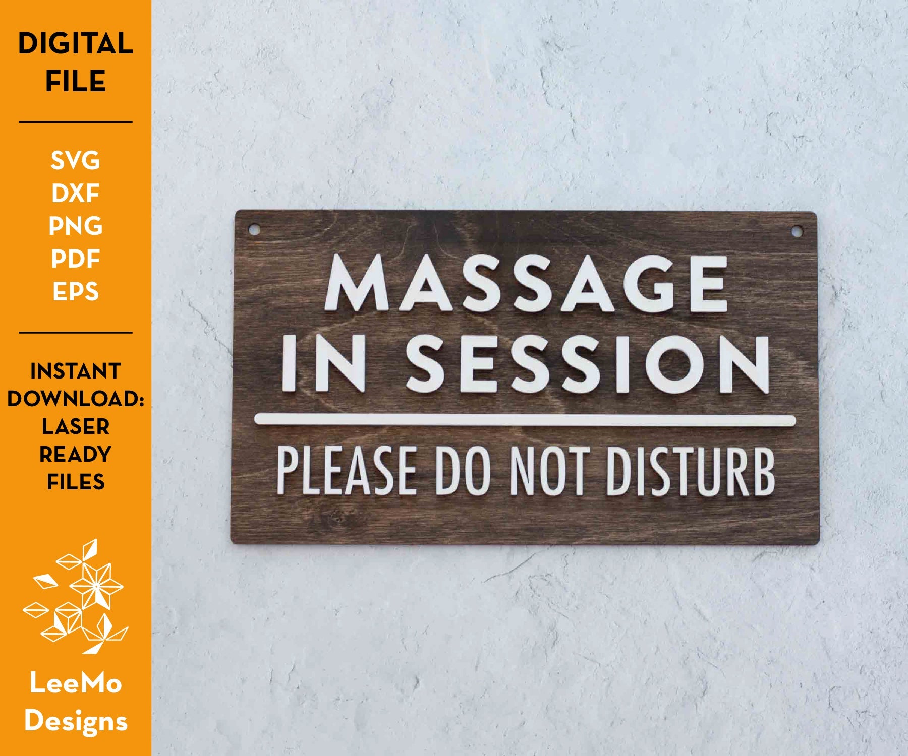 Digital Download: Massage In Session Sign - LeeMo Designs