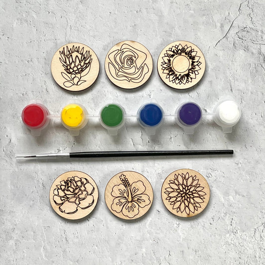 DIY Magnets - Make your own magnets flower kit - by LeeMo Designs in Bend, Oregon