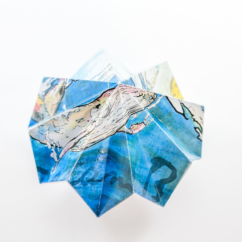 Origami Night Light: Dream Big By Artist Talitha Etters in collaboration with LeeMo Designs