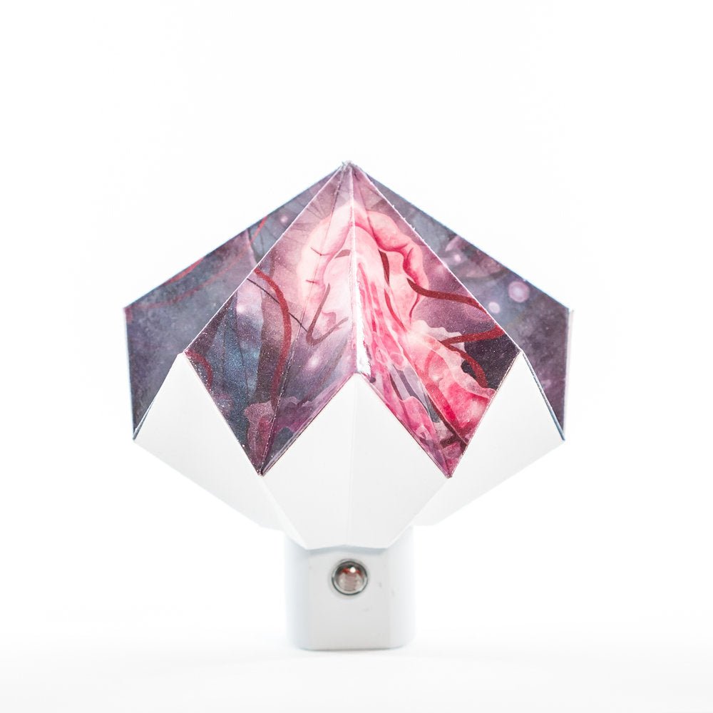 Origami Night Light: Jellyfish Hive By Artist Taylor Rose in collaboration with LeeMo Designs