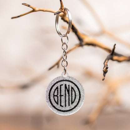 Keychains - Seigaiha Bend Logo - LeeMo Designs