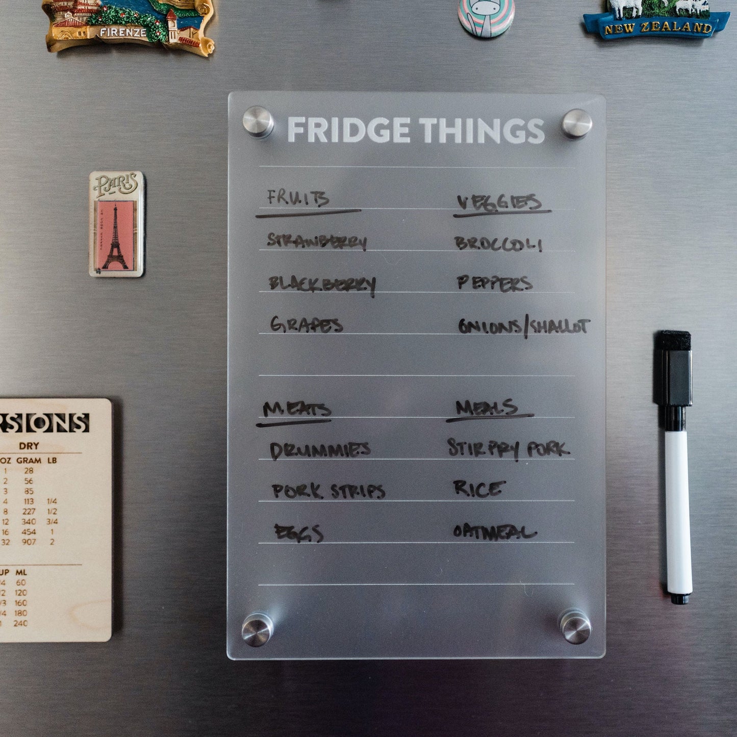Magnetic Fridge Board - LeeMo Designs
