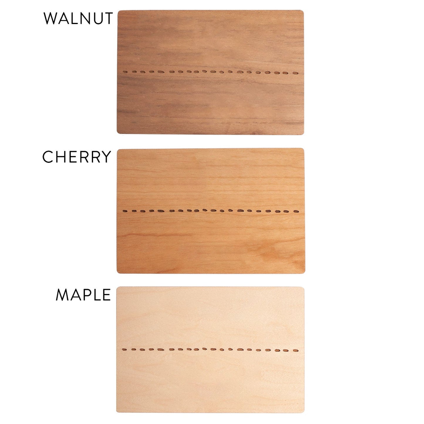 Wood Choices Walnut Cherry Maple LeeMo Designs in Bend, Oregon