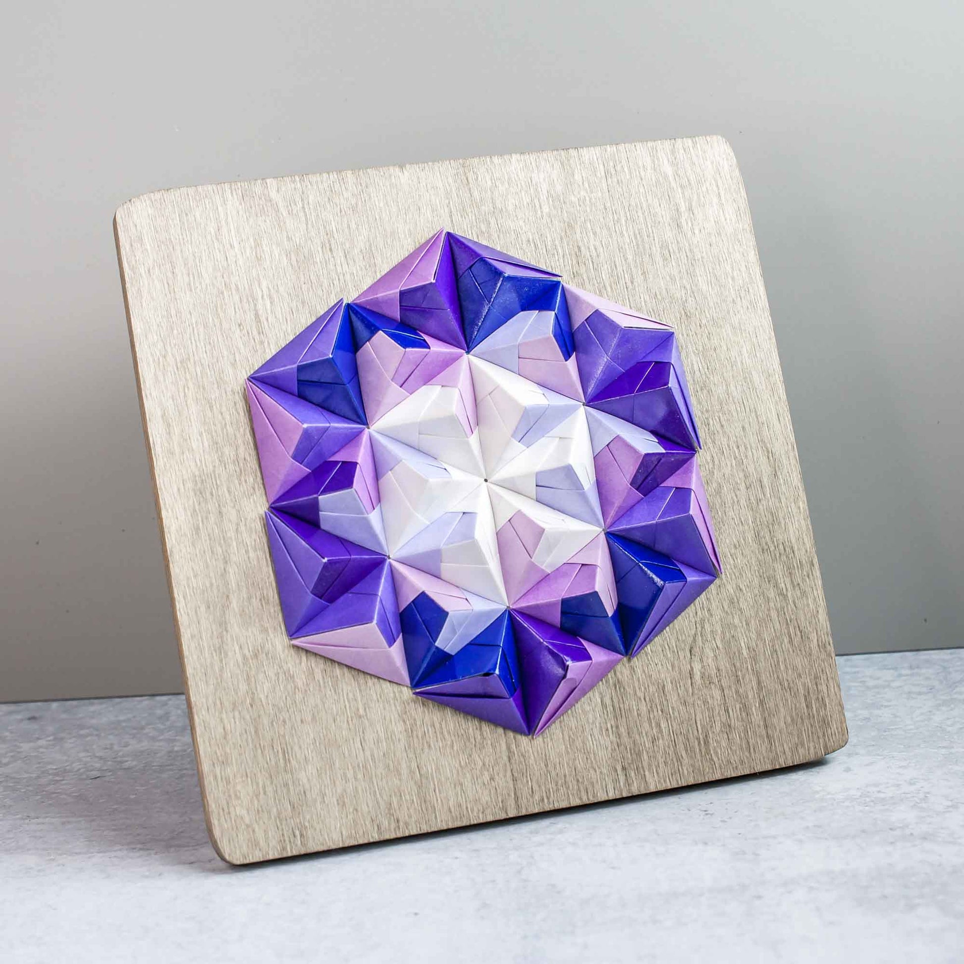 Origami Art Purple - by LeeMo Designs in Bend, Oregon